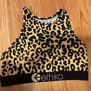 Ethica cheetah sports bra. Medium